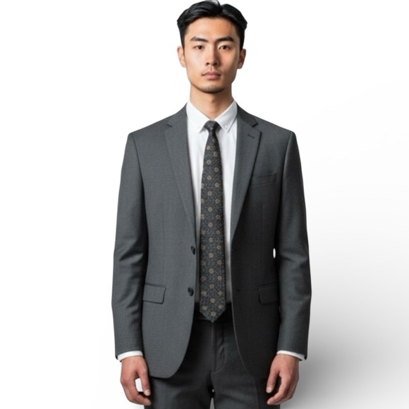 Canali Other - Canali Silk Tie Made in Italy Blue Medallion Scroll Luxury